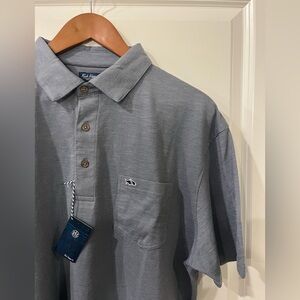 Fish Hippie Co. Barco Slub Pocket Polo